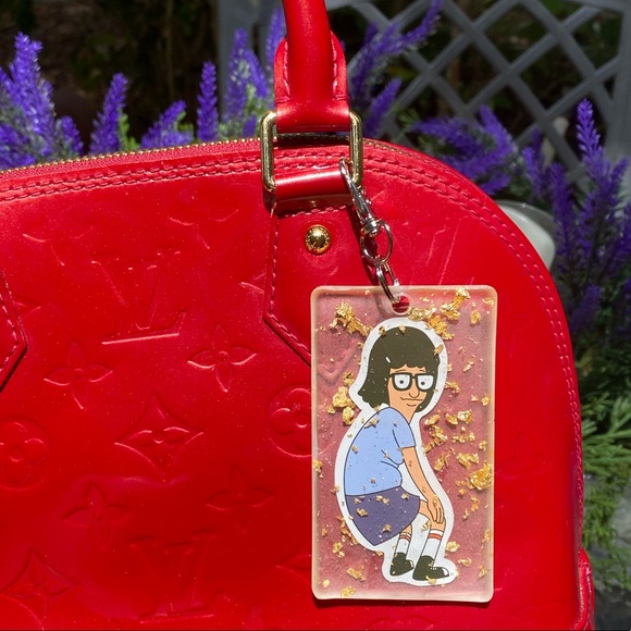 Bob's Burgers Tina Belcher Twerking Dancing & Gold Flakes Keychain Bag Charm - Picture 16 of 16